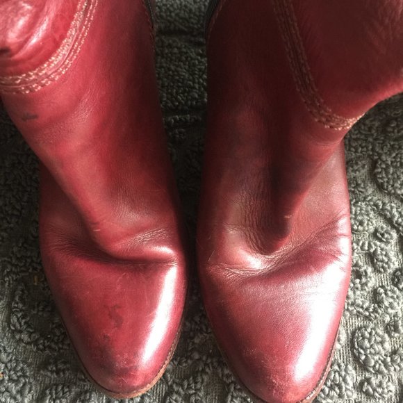 Vintage Handcrafted Brazilian Leather "Daisy Jones"Heel Boot - Picture 14 of 16